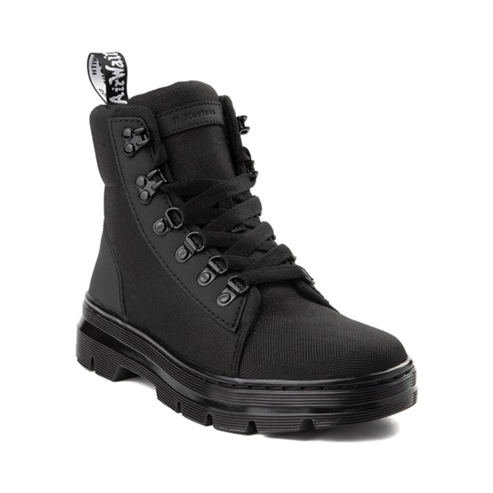 EUC Dr. Martens Combs lace up Boots Black women’s size 7 Air Wair Bouncing soles